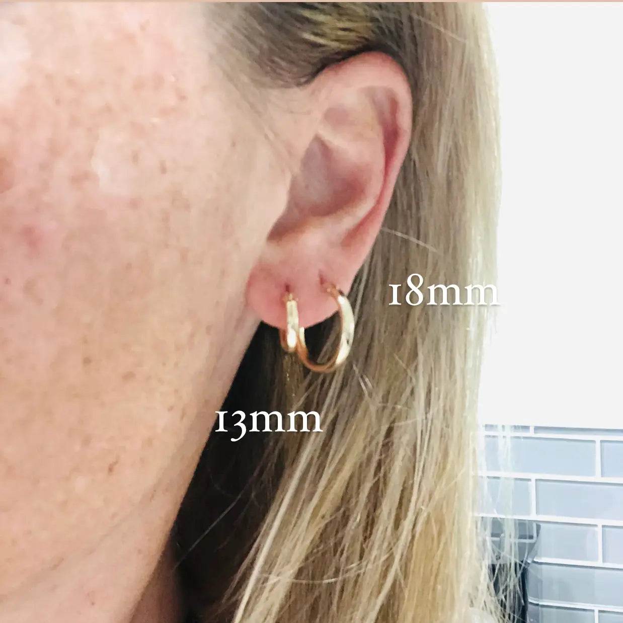 Endless Hoop 8mm Hypoallergenic Earrings | Rowan